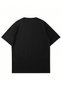 Women's Hibiscus Printed Cotton Oversize T-Shirt - 2