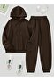 Plus Size Unisex Hooded Tracksuit Set