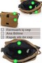 Cargo 7136 Robbie Camel 14 Inch Laptop Daily Shoulder School Travel Vintage Cotton Canvas Bag - 3