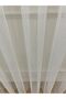 Modern Striped 1/2.5 Normal Pleat - Ecru - Cream Color Tulle Curtain - 3