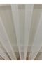Modern Striped 1/2.5 Normal Pleat - Ecru - Cream Color Tulle Curtain - 4
