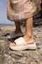 Mcgine Women's Beige 5 cm Sole Height Beach-Daily Eva Slippers - 7