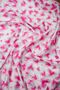Pink and White Heart Patterned Bandana Colorful Scarf New Season - 3