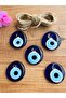 Glass Evil Eye Bead 5 Pieces 4cm Glass Evil Eye Bead Wall Ornament Garden Ornament Tree Ornament Evil Eye Evil Eye