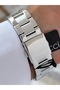Silver-Blue Color Waterproof Steel Band Men's Wristwatch with Calendar - 6