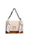 Women's Hand and Shoulder Bag with Scarf Accessory - 5