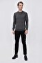 Basic Dynamic Fit Relaxed Cut Crew Neck Sweater - 5