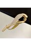 Women's Crystal Stone Gold Clip Buckle - Luxury New Season Pinced Bun Hair Clip - 3