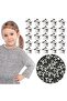 25 Pieces - Star Snap Buckle Y2K Star Style - Starry Snap Buckle Nickel Plated