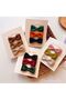 3-Piece Velvet Fabric Ribbon Hairpin Set for Girl - Hair Clip and Bow Model-3 - 2