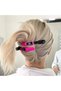 2-Piece Professional Alligator Hair Clip Pink Color - Dragon Hairdresser Hair Clip Makeup Blow Wave Hair Holder