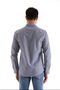 Indigo Plaid Check Cotton Polyester Regular Men's Shirt - 7