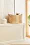 Set of 3 Jute, Closet Laundry Children's Room Toy Organizer Folding Storage Basket Organizer - 3