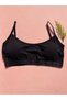 Cotton Lycra Combed Cotton Fabric 4-Piece Gray, Black, White, Skin Color Sports Bra with Removable Pads - 4
