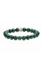 Malachite Natural Stone Bracelet (8mm Sphere Cut) - 2