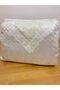 Satin White Sweater with Pearls Hurcu Quilted Dowry Box 30x40x20 - 2