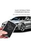 Renault - Megane Old Case حافظة مفاتيح سوداء مصنوعة من مادة TPU (مع زر التشغيل والإيقاف) - 4