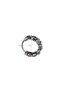 Modern Leaf Design Sport Style Hoop Snap 316l Biker Steel Earring (single) - 3