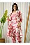 Pack of 3 - Cotton Tropical Print Cami, Robe & Pyjama - 3