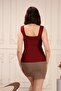 Women's Square Neck Strap Blouse - 4