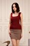 Women's Square Neck Strap Blouse - 3