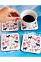 Gray Happy Cats Cup Scarf - 2