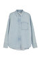 Blue Oversize Denim Shirt Twoaw25Go00000 - 6