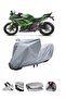 Ultra thick motorcycle cover compatible with Kawasaki Ninja 300 rear Bag .