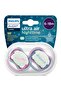 Ultra Air Night for Girls - 6-18 Months Night Pacifier Shines