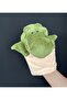Mouth Moving Plush Donkey Elephant Frog Crocodile Giraffe Lamb Cow Duck Toy Hand Puppet - 4