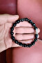 Large Agate Bracelet, Faceted Cut Agate Stone Bracelet, 10mm - 2