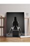 Sitting in Shades of Gray Decorative Special Woman Canvas Picture