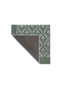 Traditional Green Patterned Woven Base Carpet and Washable Carpet Miravip10373 - 5