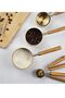 8pcs Wooden Handle Dry and Liquid Stainless Steel Measuring Cup - 2