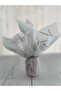 Black Floral Tissue Paper / Packaging Paper - 100 Pieces - 7