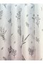 Black Floral Tissue Paper / Packaging Paper - 100 Pieces - 8