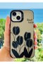 iPhone 13 - 14 and 15 Compatible Does Not Leave Fingerprints Print Pattern Metallic Electro Silicone Case - 3