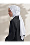Luxury Crepe Jacquard Crystal Pattern Shawl - Off White