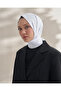 Luxury Crepe Jacquard Crystal Pattern Shawl - Off White - 2