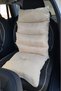 Beige Color Breathable Car Seat Back Cushion Lumbar Support Sitting Cushion Orthopedic Cushion