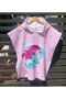 60x60 Cm Printed Children's Poncho Beach Towel/Bathrobe