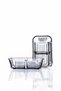 Frigo Breakfast Butter Food - Glass Storage Container with 4 Compartments and Leak-Proof Lid - 3