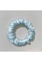 100% Pure Mulberry Silk Women's Scrunchie Hair Tie Mink Gray - Soft Comfortable Elastic Scrunchie for Sleep