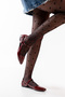 Women's Summer Comfortable Pointed Toe Ballet Shoes Freemax.2024.052 Bordo - 3