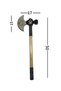 Toy Wooden Axe Turkish Axe Kayi Axe Wooden Axe the Most Beautiful Children's Carne Holiday Gift - 2