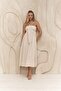 Begonia Beige Muslin Dress - 5