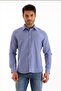 Sax Plaid Checkered Striped Regular Men's Shirt - 5