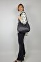 Myra Women's White Pu Leather Daily Shoulder Bag Three Compartment Soft Tote Handbag - 6