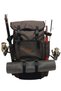 THERMAL BOTTOM COMPARTMENT BROWN SIDE FISHING LINE FIXING CAMPING FISHING BAG SIZES 62*41*22 CM - 2