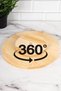 8-Piece Glass Spice Rack with Wooden Ball Lid and Rotating Stand and Label 300 ml - 2